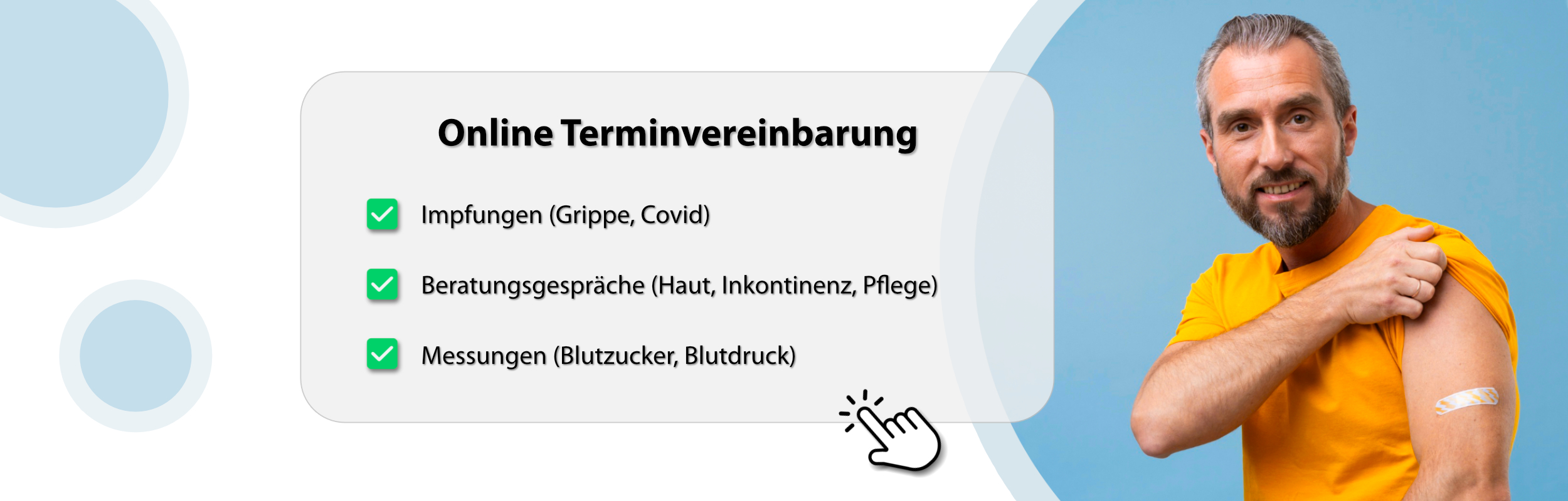 Impftermine und pDL-Leistungen online