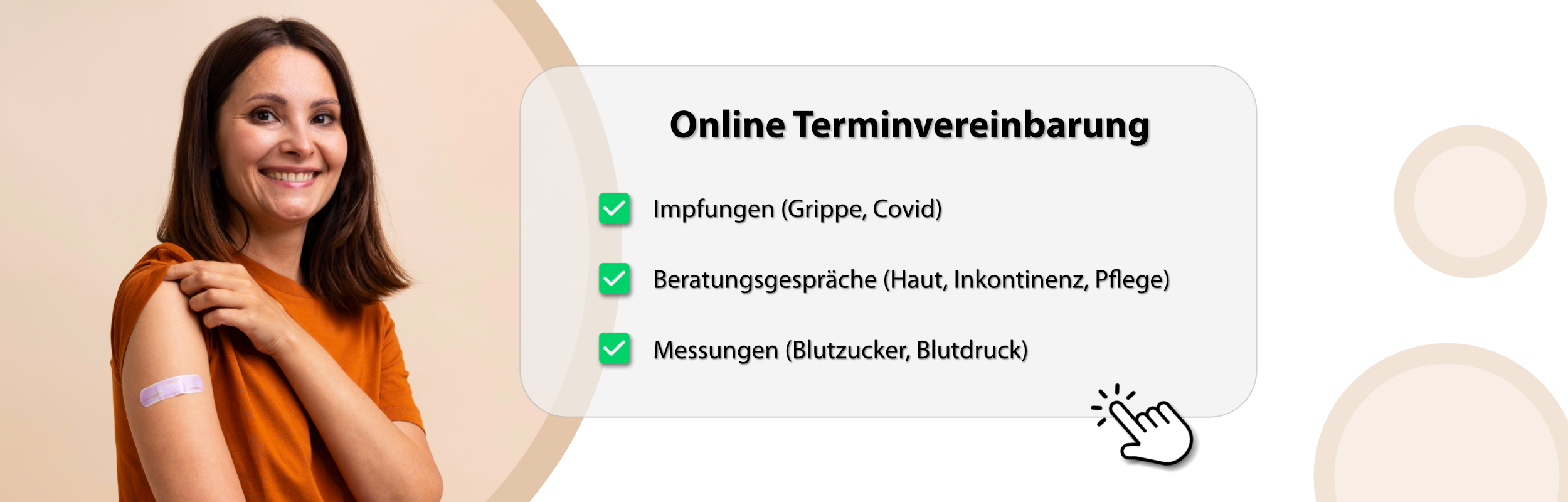 Impftermine und pDL-Leistungen online